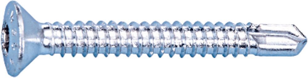 Borrskruv med kullerförsänkt huvud