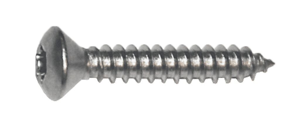Plåtskruv med kullerförsänkt huvud