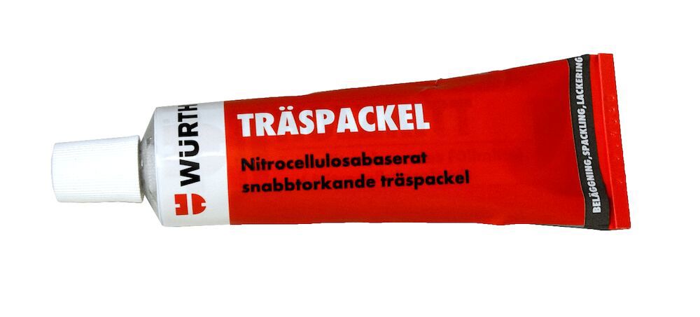 Spackel, Trä