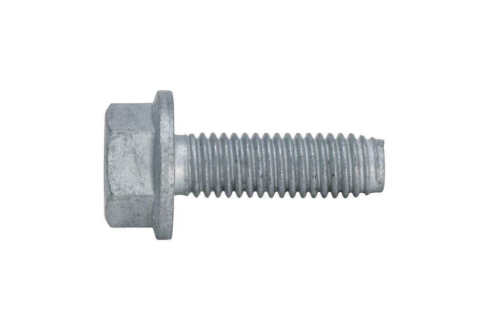 Gängpressande skruv med sexkantshuvud och fläns