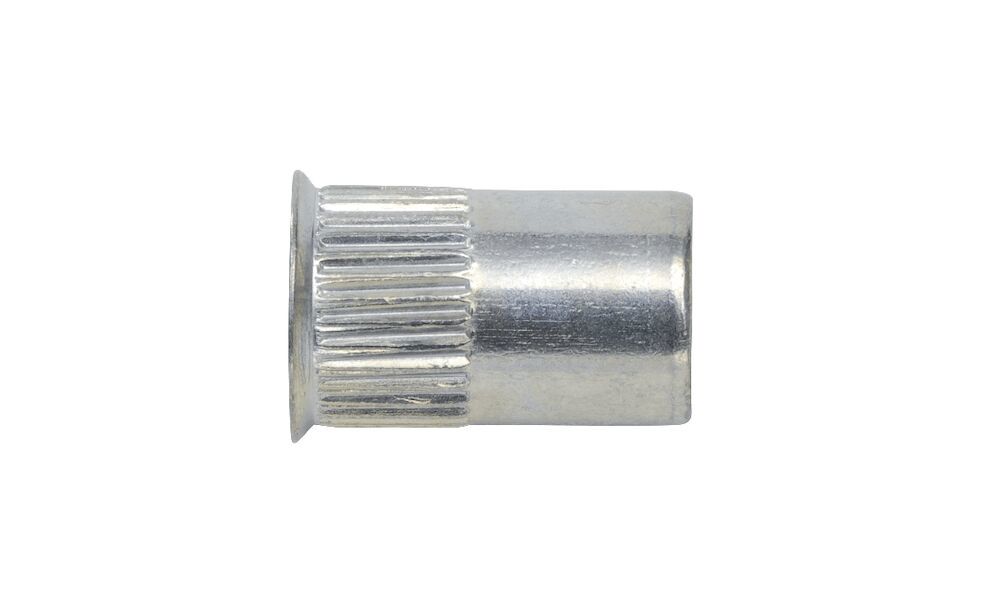 Nitmutter, försänkt, rillad