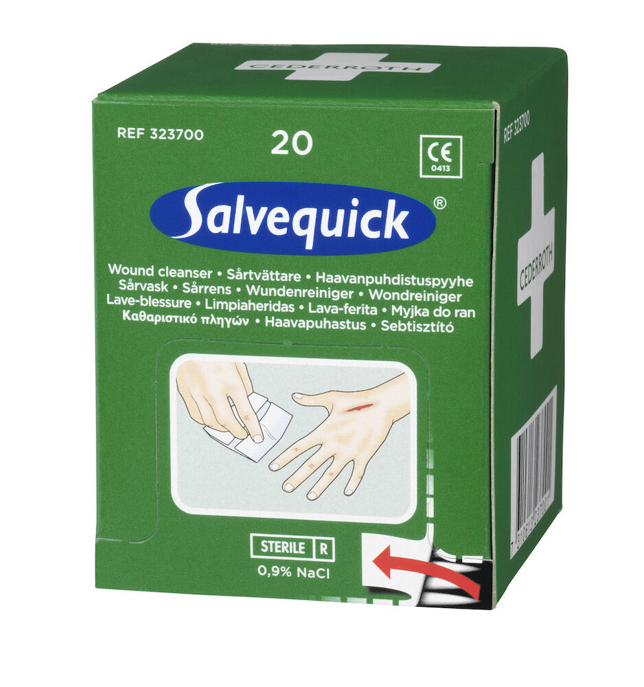 Sårtvättare Salvequick 20 st