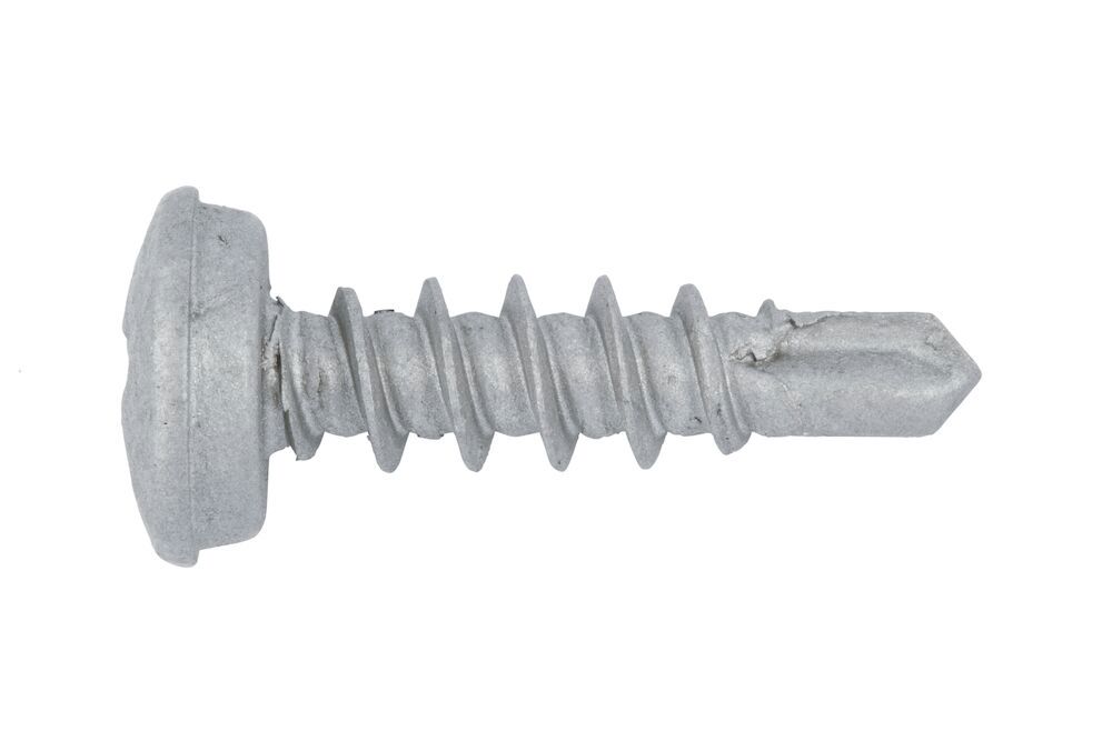 Borrskruv med kullrigt huvud