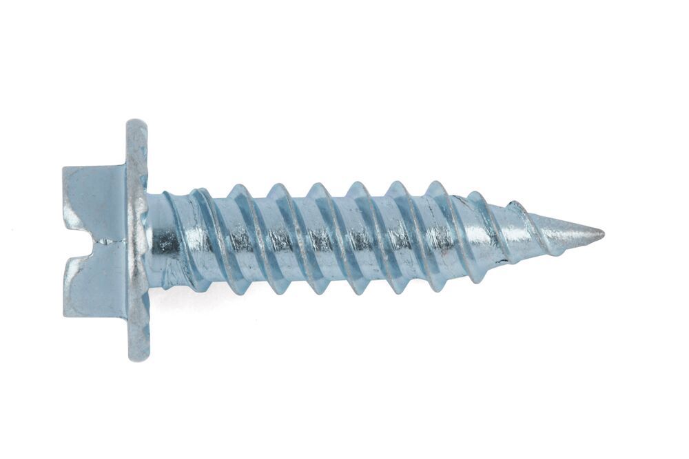 Plåtskruv med sexkantshuvud och fläns