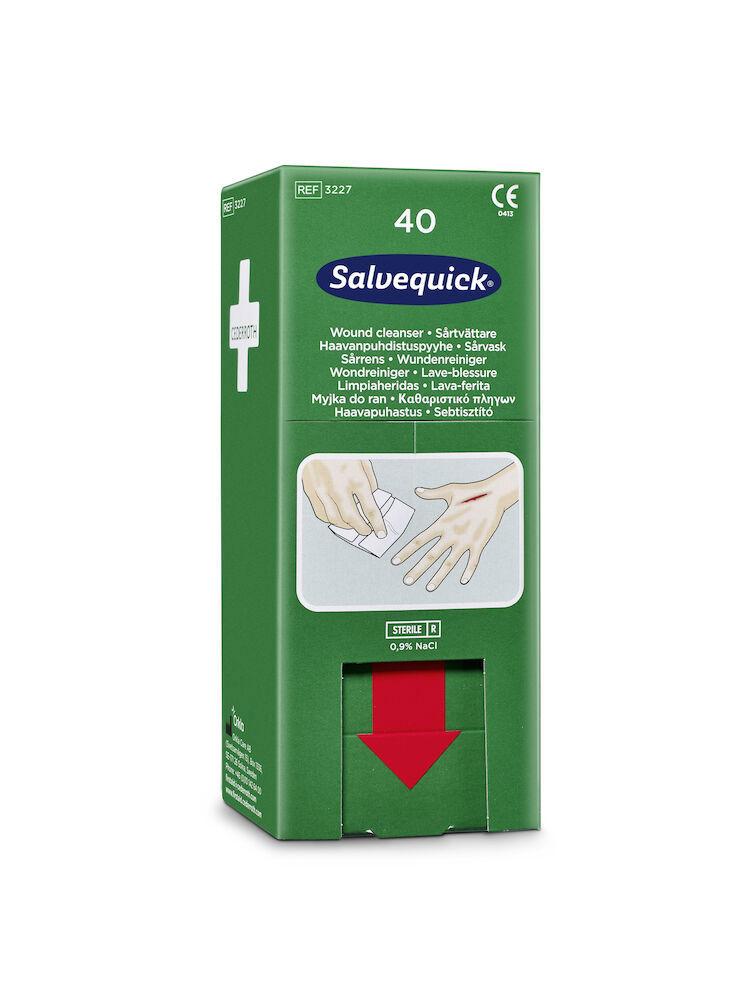 Sårtvättare Salvequick 40 st