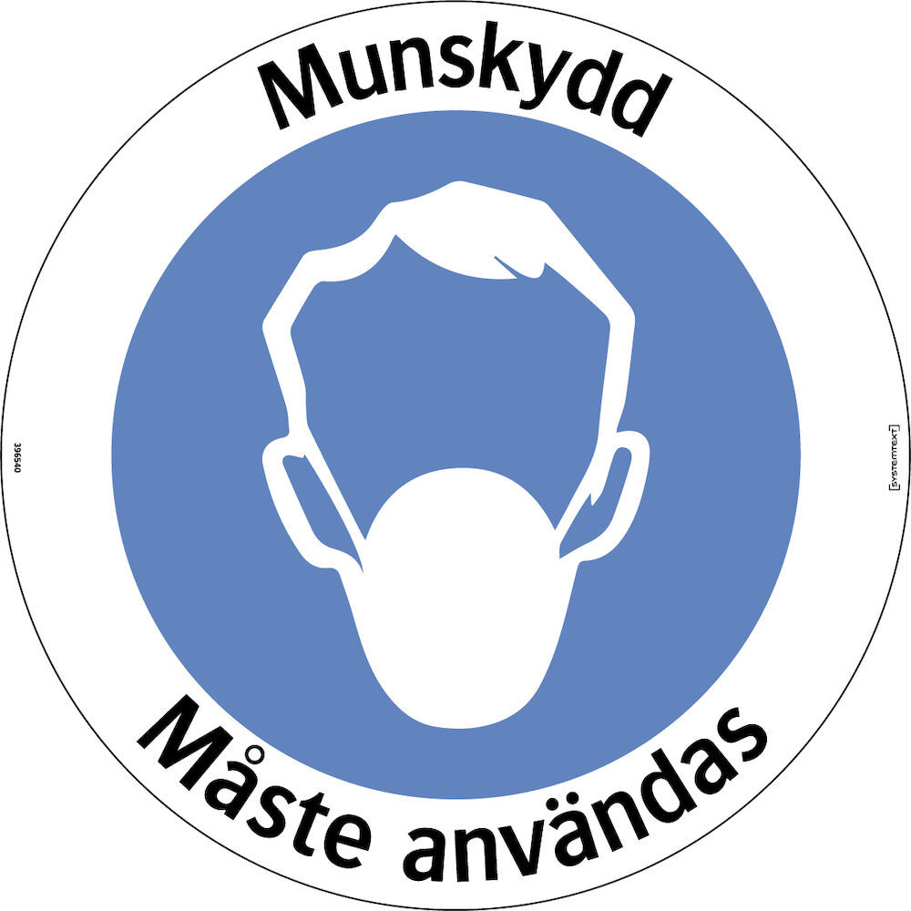 Golvdekal munskydd måste användas